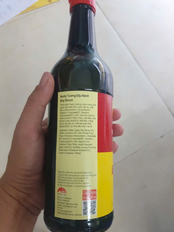 Nước Tương Đậu Nành Lee Kum Kee soy souce - 500ml