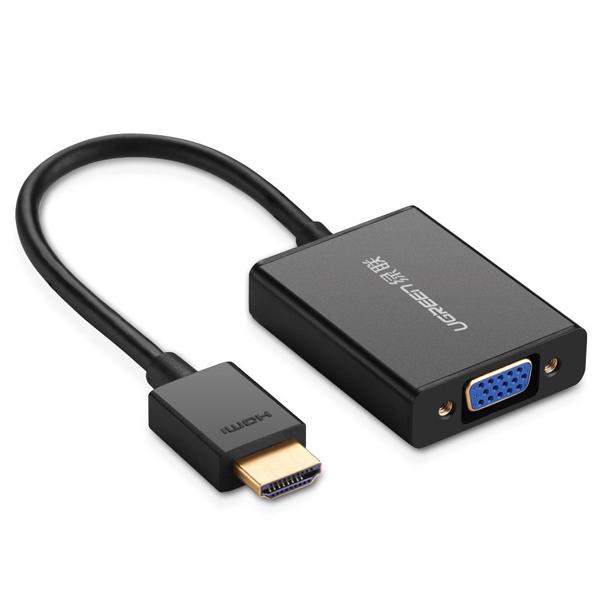 Cáp chuyển HDMI sang VGA có Audio Ugreen 40233