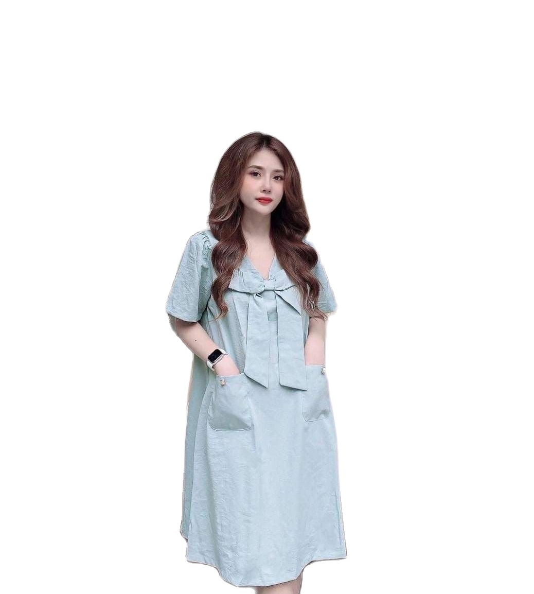 đầm suông nữ thiết kế fom rộng . Tay cộc công chúa ,siêu xinh-váy bầu thời trang