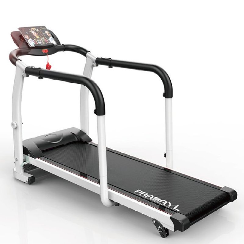 Máy chạy bộ trong nhà gấp gọn, chạy điện đa chức năng tập bụng, eo, tay - Thiết bị chạy bộ tập GYM gia đình, máy tập thể hình - Máy Chạy Bộ Điện Đơn (Màu đen)