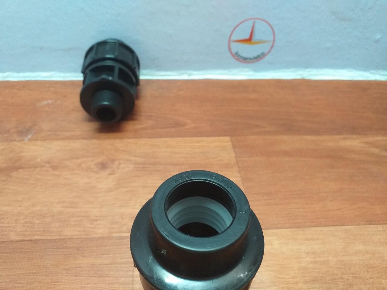 Nối ren nhựa HDPE DN 25 x 3/4 TIANYAN