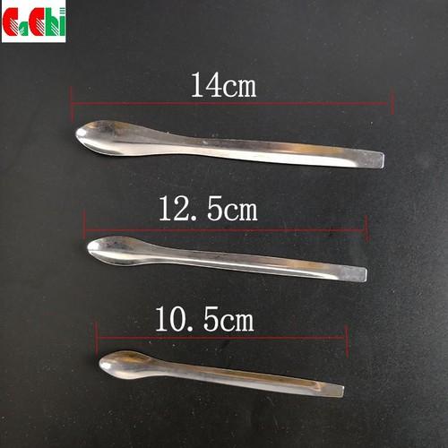 Bộ 3 Thìa - muỗng lấy hóa chất, lấy mẫu bằng inox - Thiabo3