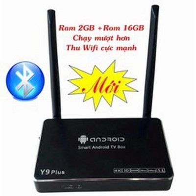 [HCM]Android TV Box Y9 Plus Ram 2G - Rom 16G Thu Wifi cực mạnh