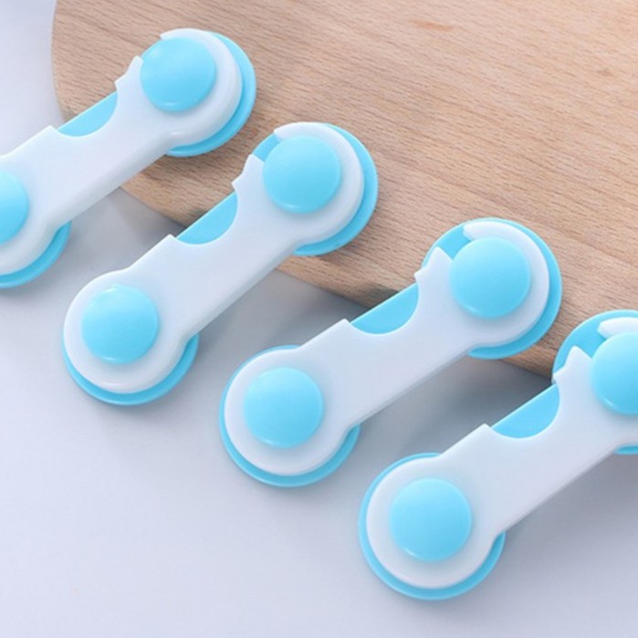 Bộ 2 chiếc khóa chặn cửa tủ lạnh mẫu mới