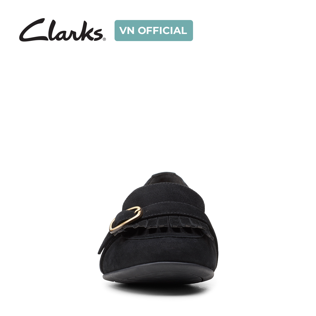 Giày Lười Da Lộn Nữ Clarks - Un Blush Fame