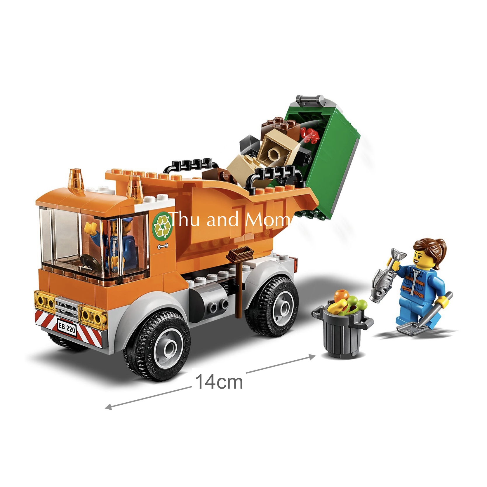 Lego City 60220 xe chở rác ( Đồ chơi xếp hình - Do choi xep hinh )