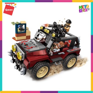 Bộ Đồ Chơi Xếp Hình Thông Minh Lego Qman Xe Ô Tô Jeep Vũ Trang 3203 Cho Trẻ Từ 6 Tuổi 307 Mảnh Ghép thumbnail