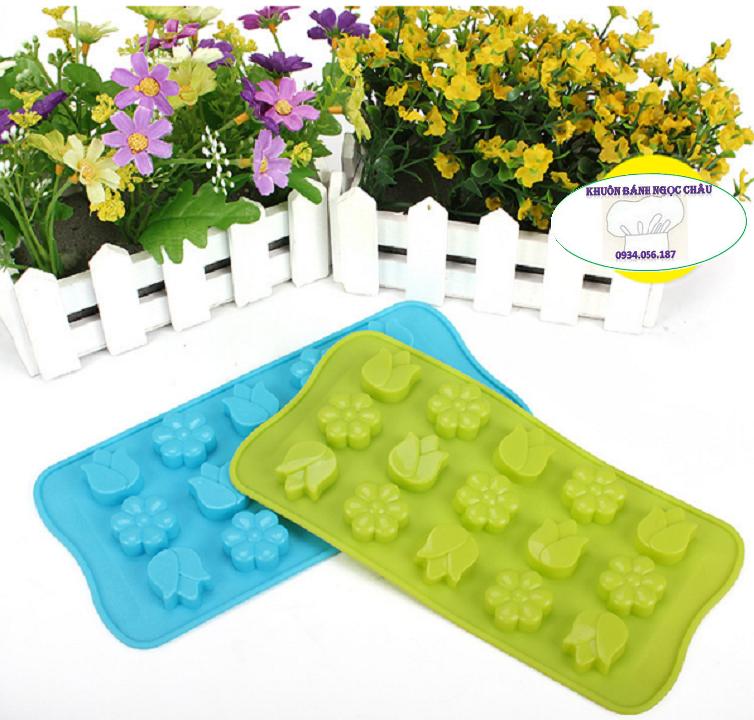 Khuôn silicon làm kẹo dẽo, chocolate, rau câu