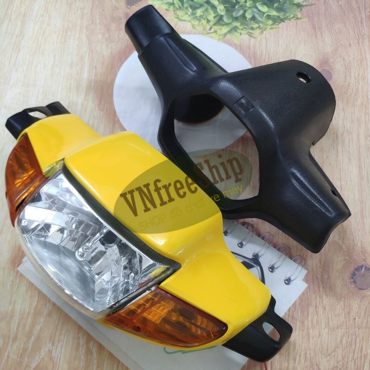 [ MIỄN SHIP] 4 món ốp đầu 1 bóng phanh cơ kèm bóng xe Wave ZX / Wave THÁI / Wave alpha