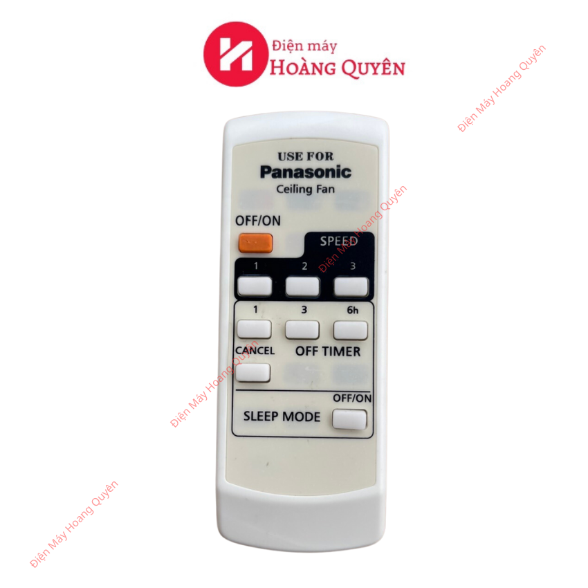 Điều khiển remote quạt trần panasonic 4 cánh-bảo hành đổi mới