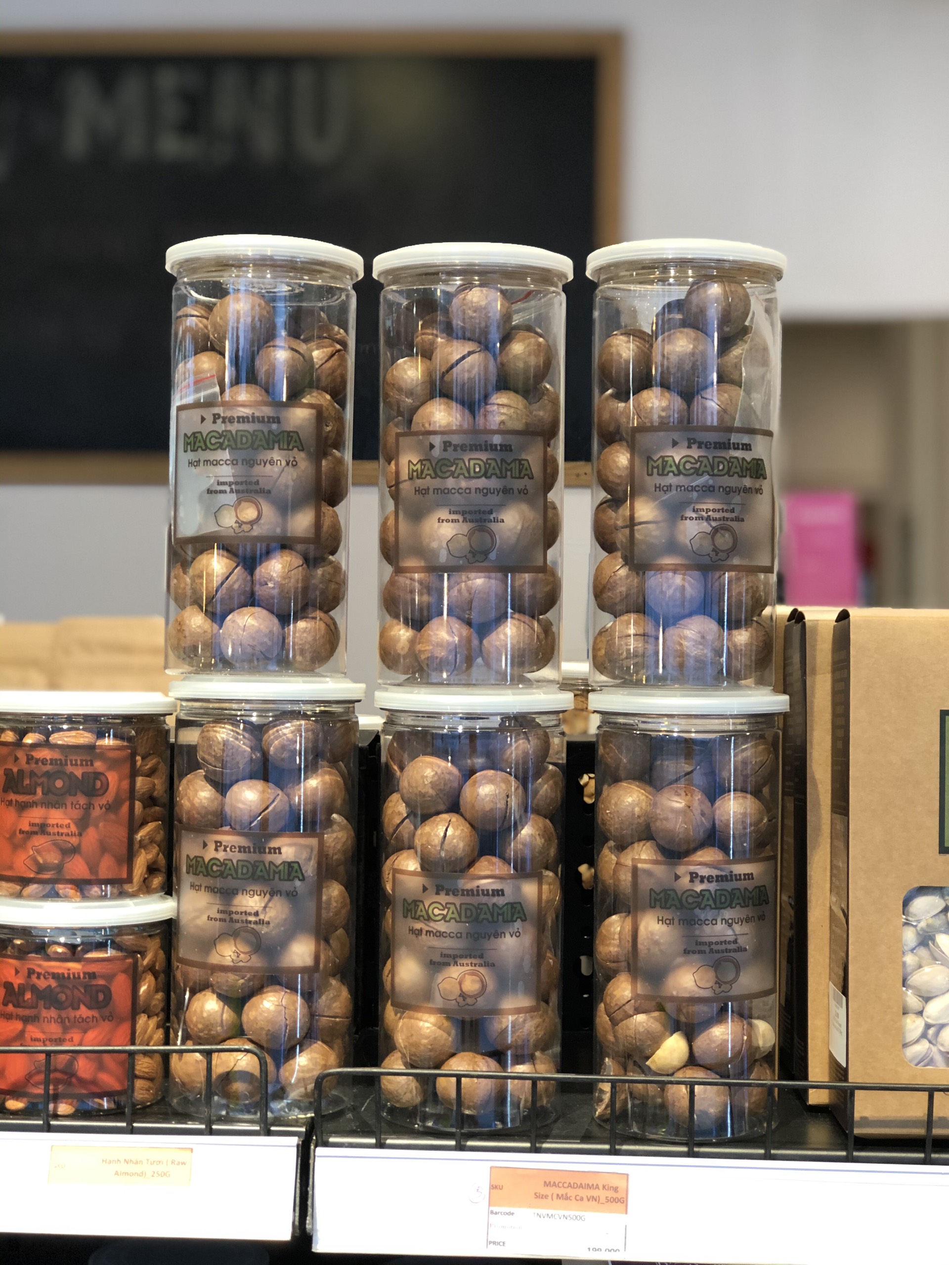Hạt Macca Nứt Vỏ-ROASTED MACCADAMIA INSHELL