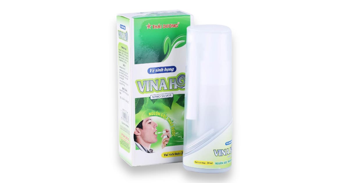 Dung dịch xịt vệ sinh họng Vinaho