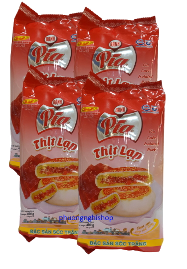 Bánh pía nhân thịt lạp Tân Huê Viên