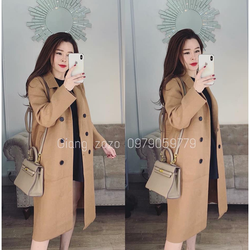 Áo khoác dạ hot trend