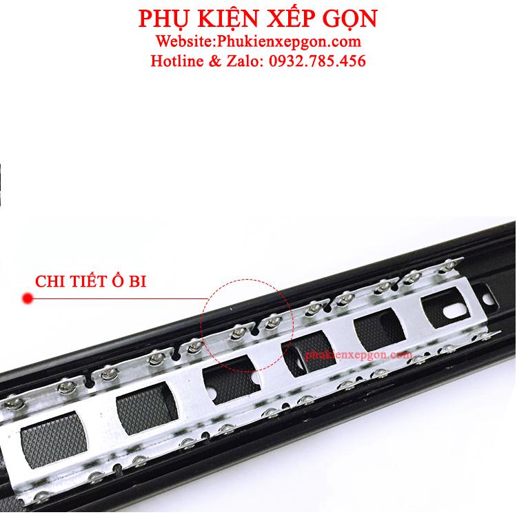 RAY TRƯỢT BI, THÉP SƠN TĨNH ĐIỆN 25CM