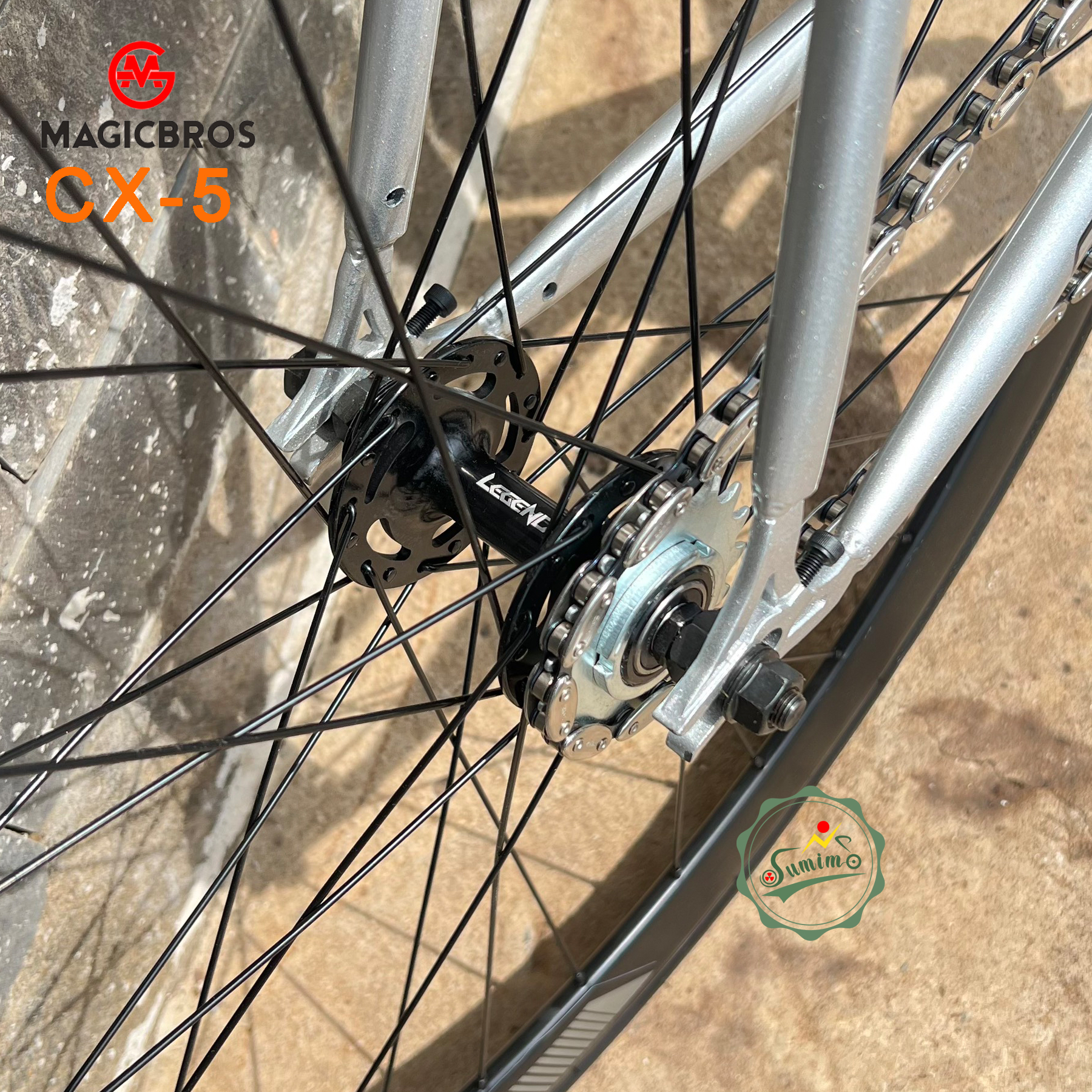 Xe đạp fixed gear MAGICBROS CX-5 khung thép