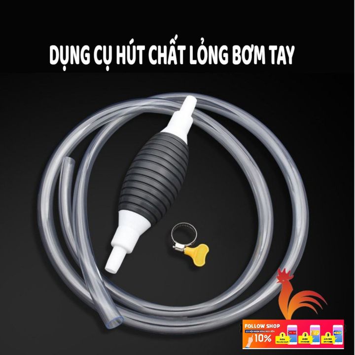 Hút chất lỏng, Bơm chất lỏng bóp tay tiện lợi.ĐTVM
