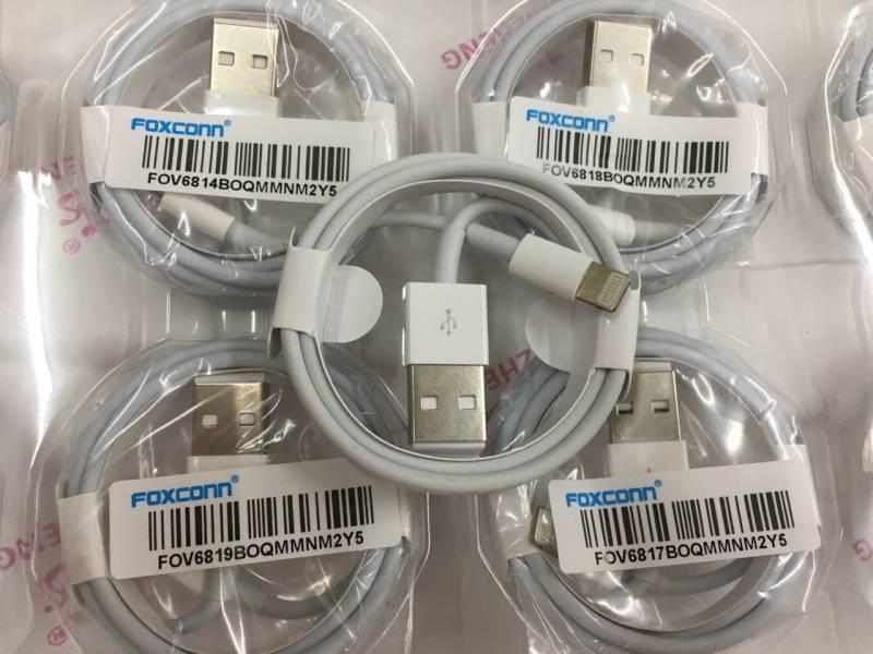 Cáp Sạc IPhone 6,7,8  Plus 8 ic bọc thép 2 đầu Foxcom
