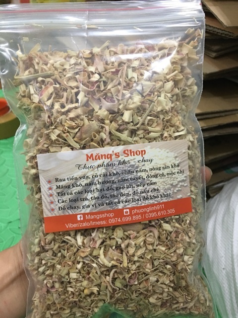 100gr Sả cắt lát sấy khô