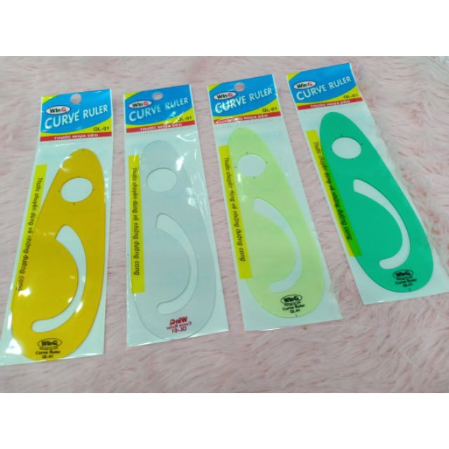 Combo 2 Thước vẽ Parabol QL01