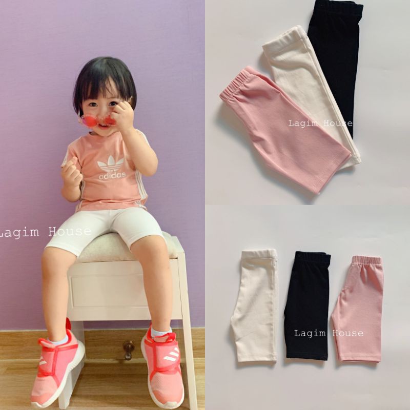 Set 3 quần legging đùi chất xịn