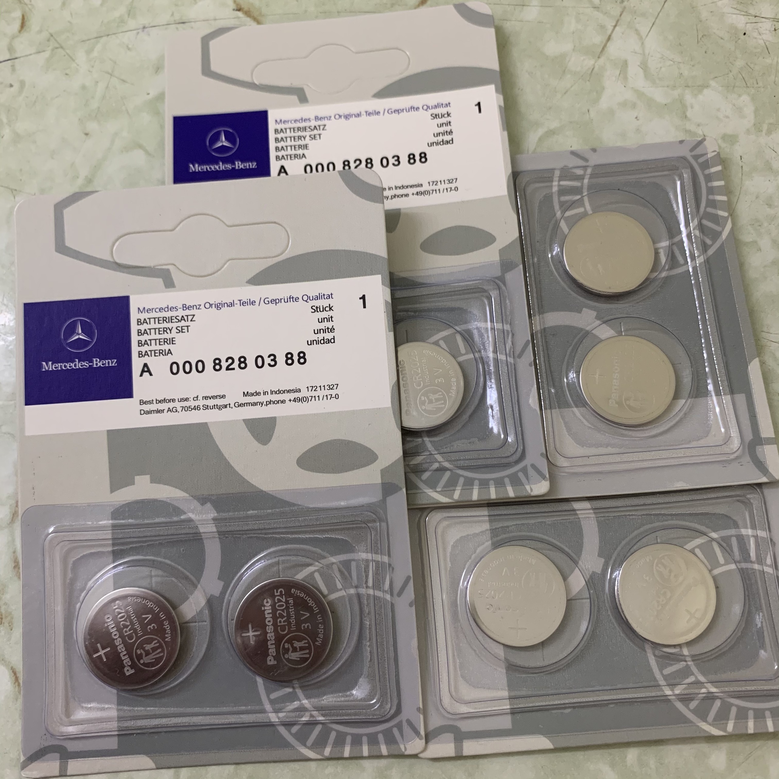 Pin cúc áo cr2025, cr2032 - pin chìa khóa xe mercedes benz