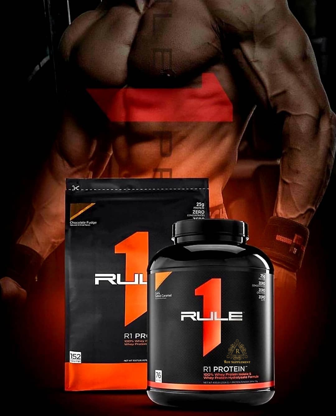 Sữa Tăng Cơ Rule 1 Protein 5lbs - 76 lần dùng