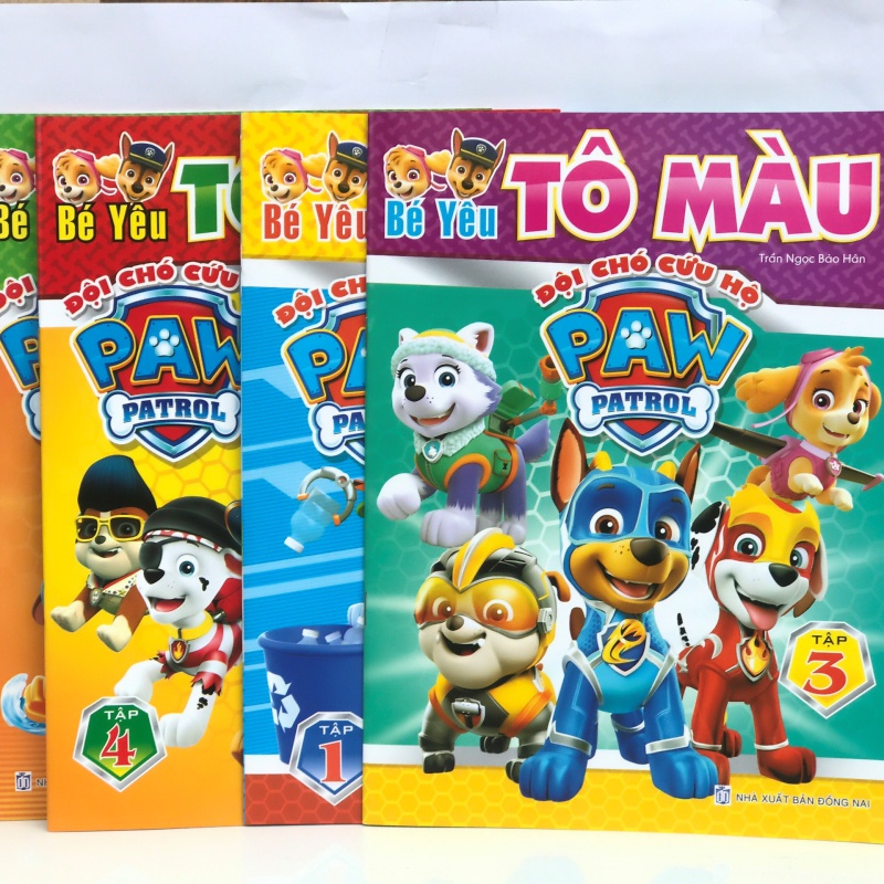 Tập tô màu Đội Chó Cứu Hộ [siêu hot]