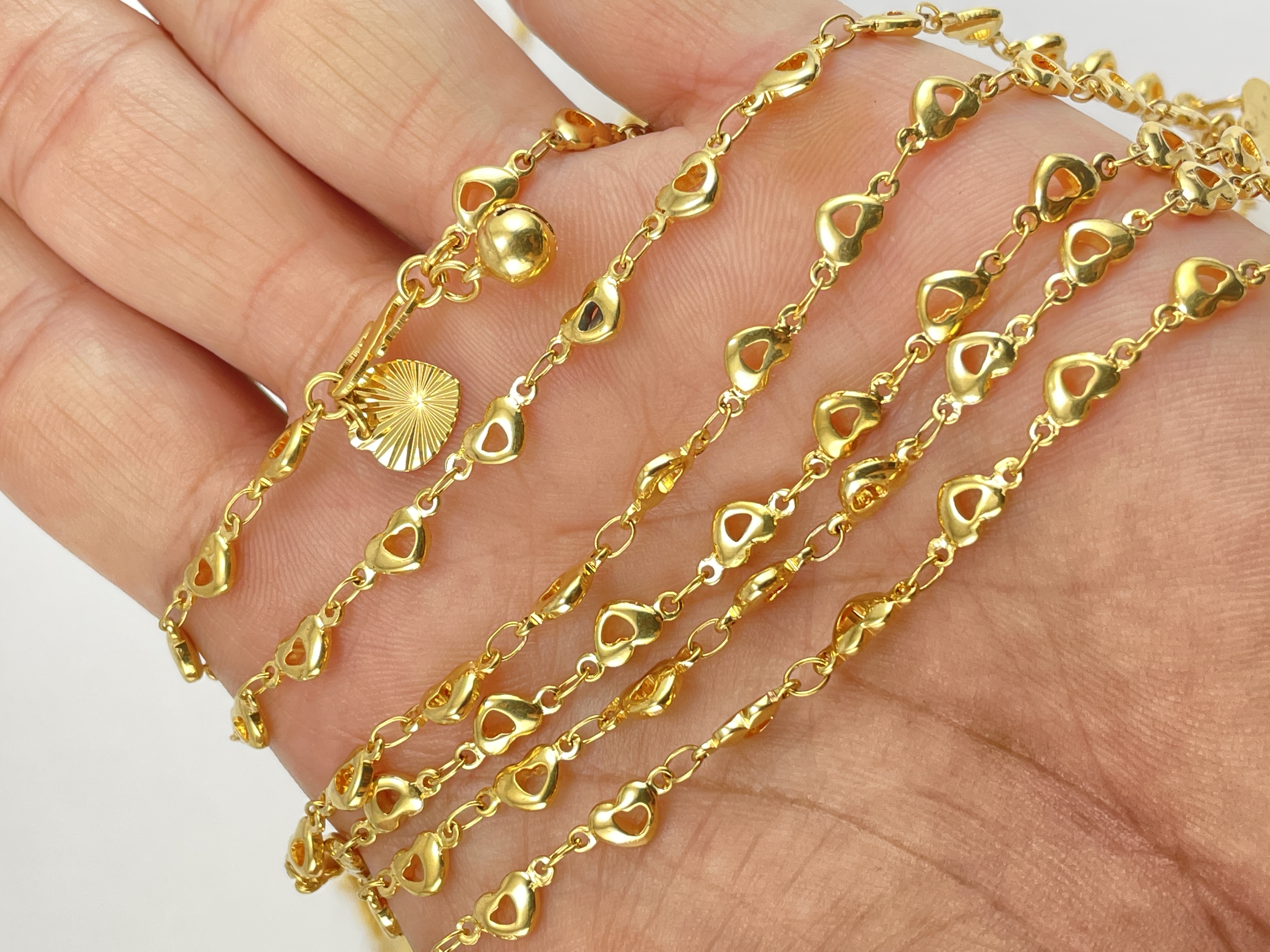 [HCM]LẮC TAY NỮ MẠ VÀNG 24K SÁNG BÓNG