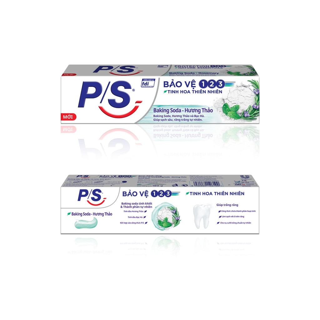 Kem đánh răng P/S Baking Soda 180g
