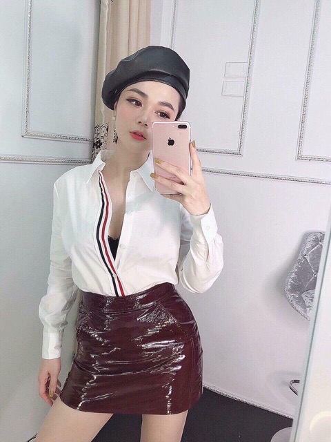 Aó Sơ Mi Trắng  (ảnh chụp thật )