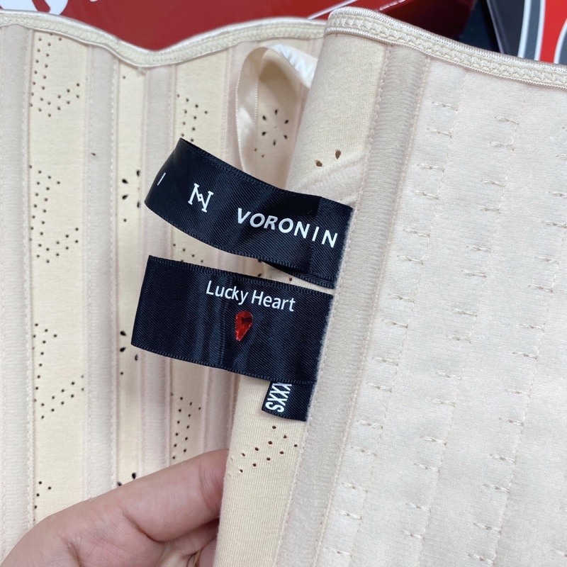 [ Combo Tặng nối + lót liner] Đai Latex BIẾN NHIỆT Voronin Cao Cấp ( mẫu mới)