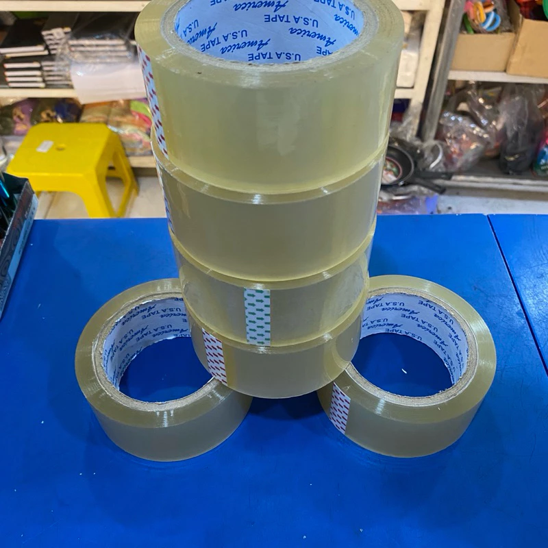 Băng keo Trong và Đục đóng hàng 4,8F x 100Yard x 65M