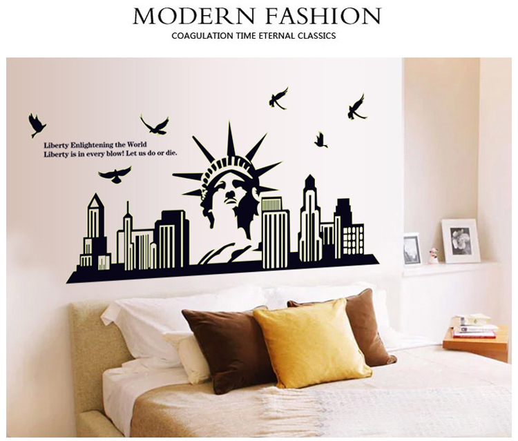 [HCM]Decal dán tường Dạ quang New York DDQ005 ( 60 x 160 cm)