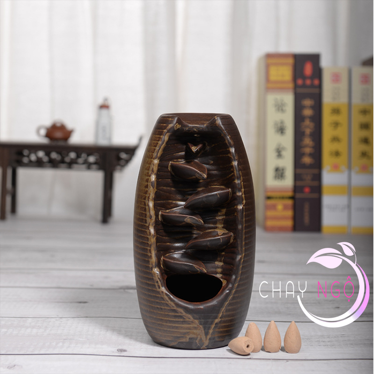 Thác khói trầm hương cao cấp phân tầng cản gió