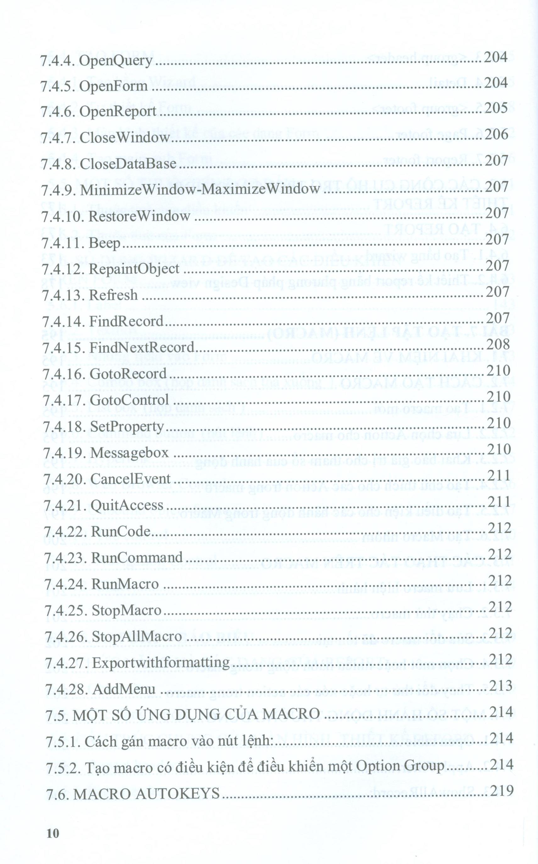 Hướng Dẫn Lập Trình Quản Lý Với Microsoft Access