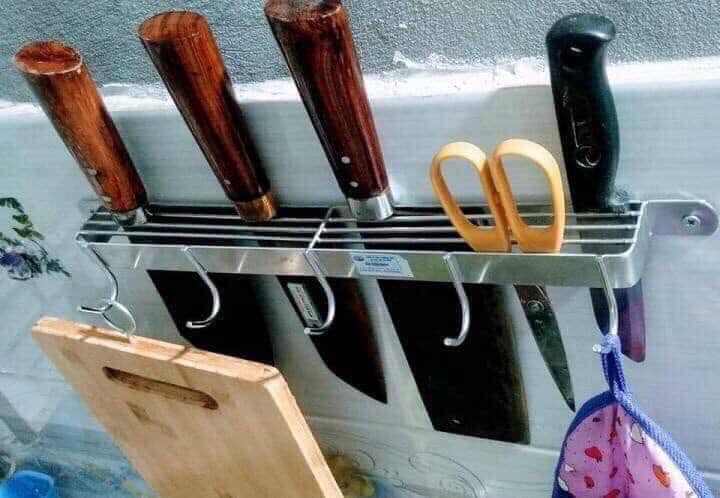 Kệ cài dao inox nhà bếp