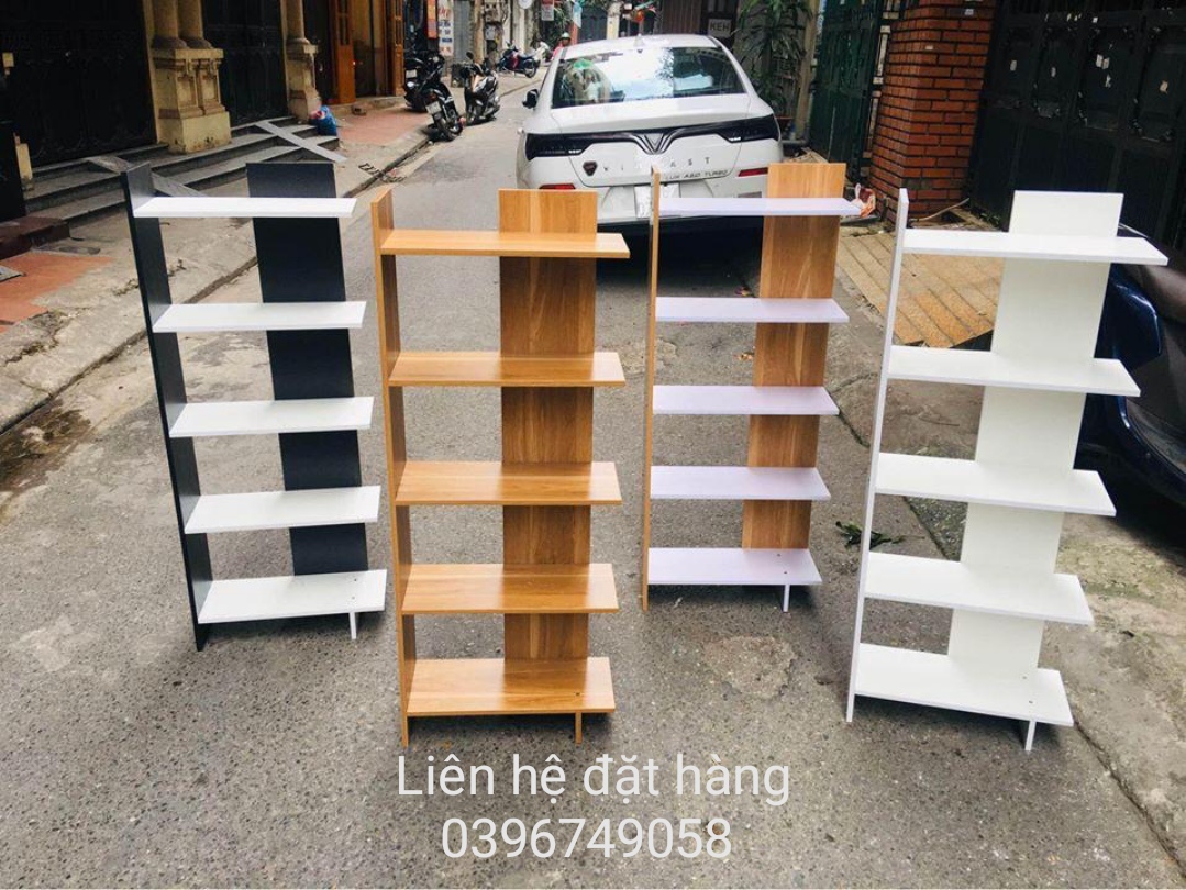 Kệ Sách Gỗ 5 Tầng Đa Năng Lắp Ghép