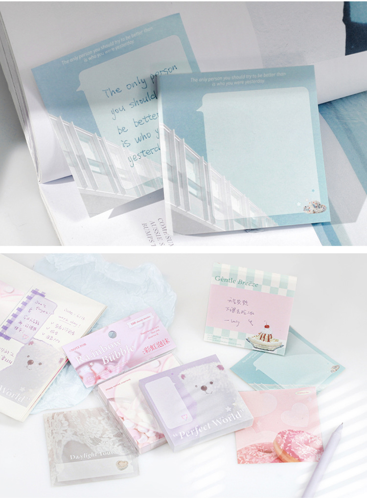 Giấy Note - Tập 100 Tờ Giấy Ghi Chú NOTE FOR Romance Memo Pad