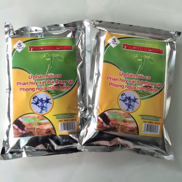 [1 Kg] NẤM TRICHODERMA 5 Chủng Nấm: Ủ Phân Hữu Cơ, Cải Tạo Đất, Phòng Nấm Bệnh Hiệu Quả