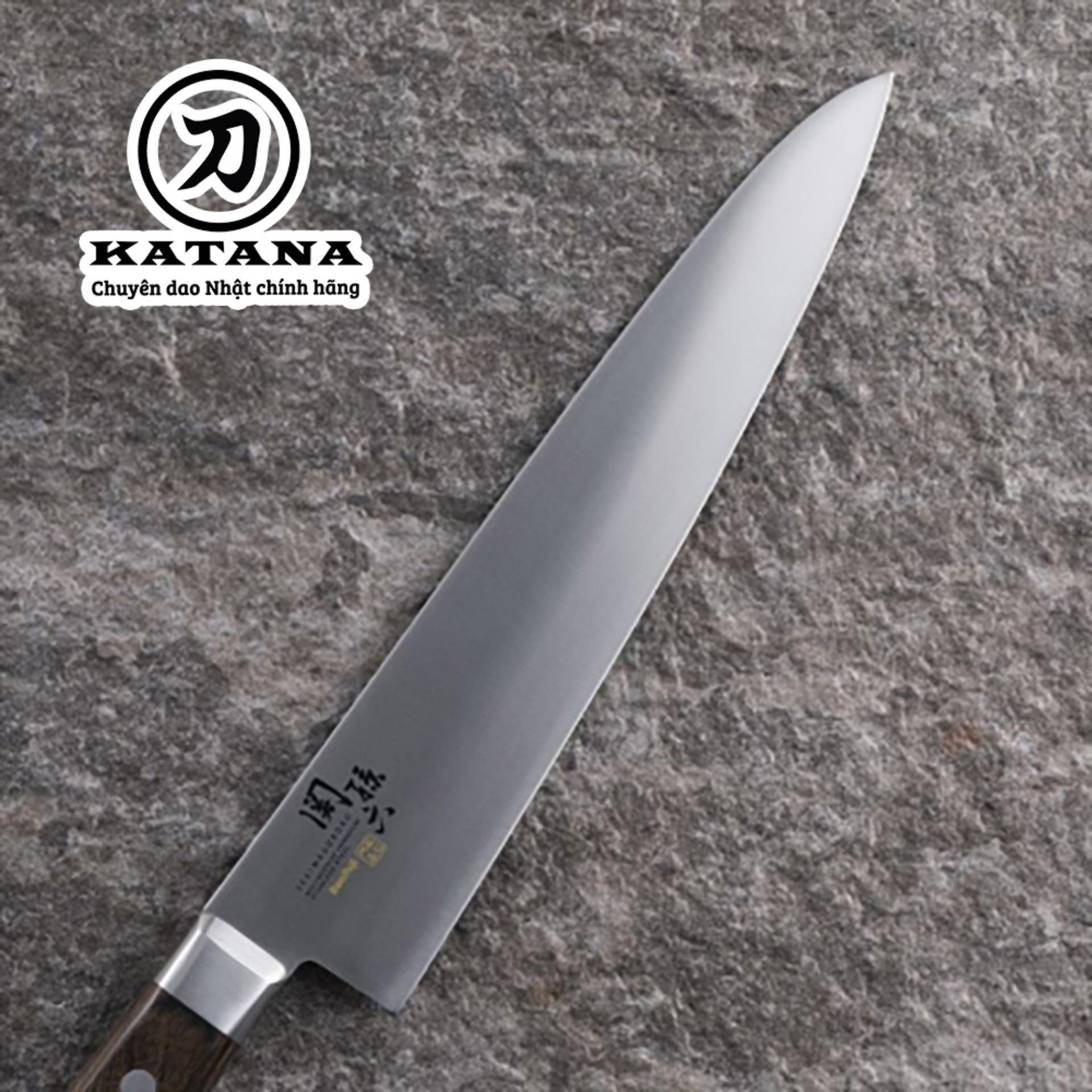 Dao bếp Nhật cao cấp KAI Benifuji Chef - Dao thái thịt cá AB5442 (240mm)