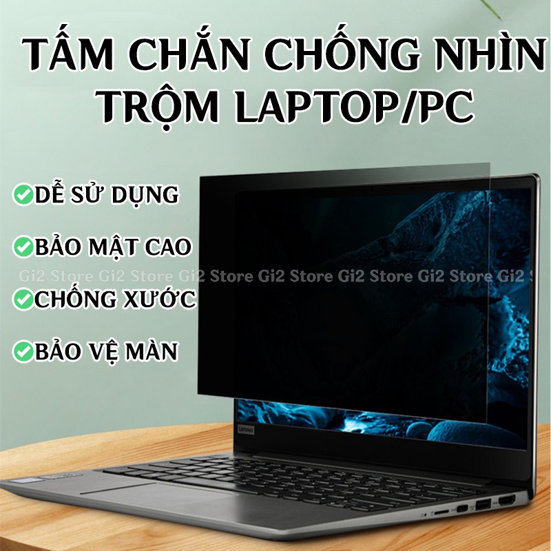Miếng dán màn hình laptop 13 3 inch chống nhìn trộm, nhìn lén cao cấp Privacy Guard bảo mật thông tin hiệu quả