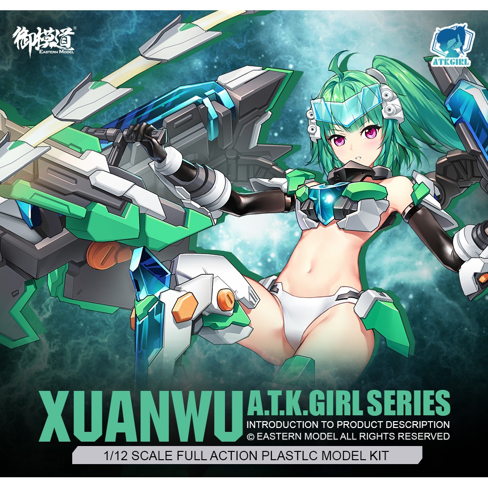[7-11/12 VOUCHER 8%]Mô Hình Eastern Model 1/12 ATKGIRL Xuan Wu [3GD]