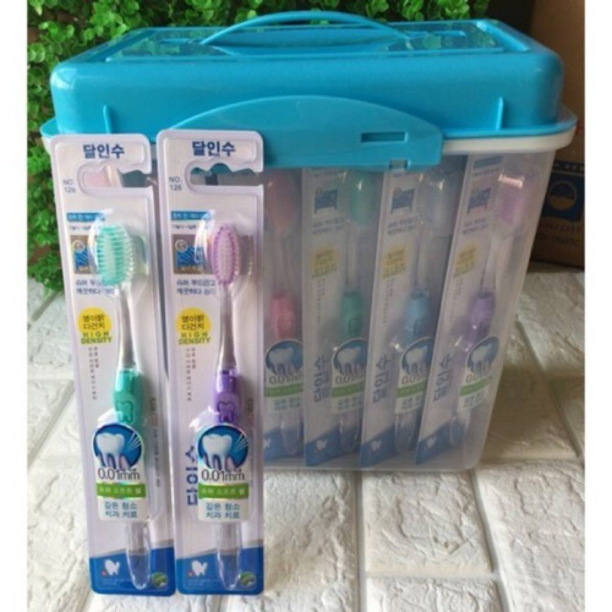 [BỘ 45 CÁI] Combo 45 bàn chải đánh răng Hàn Quốc #126, bàn chải đánh răng lông siều mềm