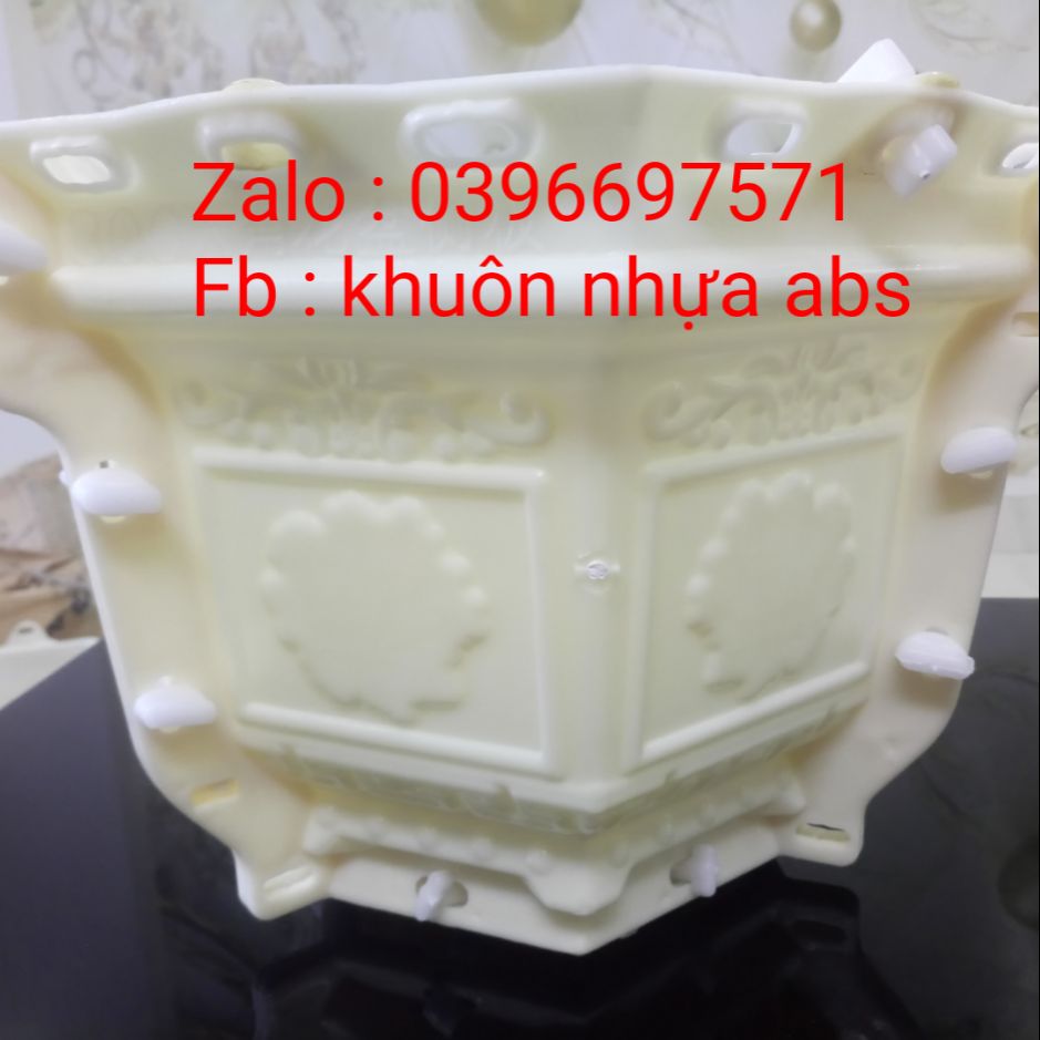khuôn đúc chậu lục giác 30cm