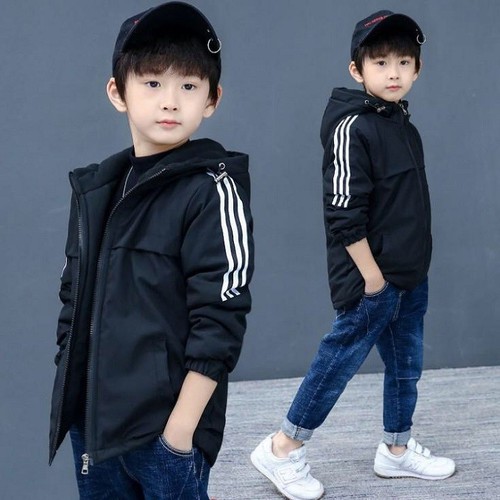Áo Khoác Bé Trai Bé Gái Unisex Tay Phối Sọc Áo Khoác Cho Bé Mặc Đi Chơi Đi  Học Form Từ 5-14 Tuổi Latika D502 | Lazada.Vn