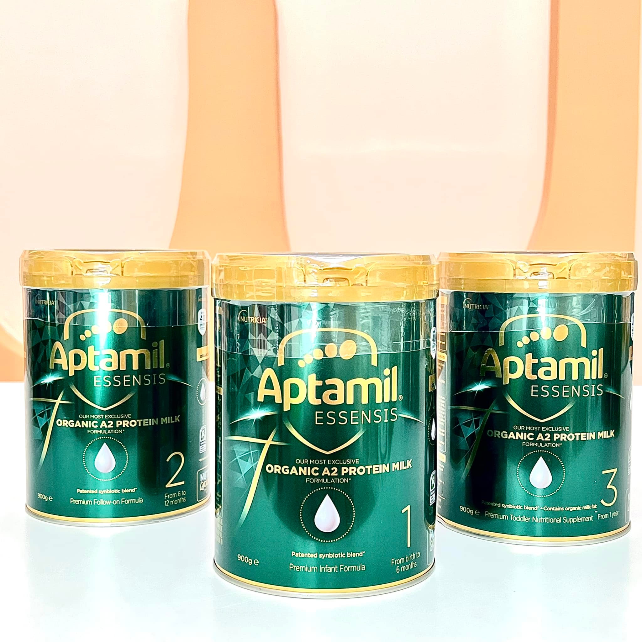 Sữa bột Aptamil Essensis 900g - Úc - Số 1 - 2 - 3