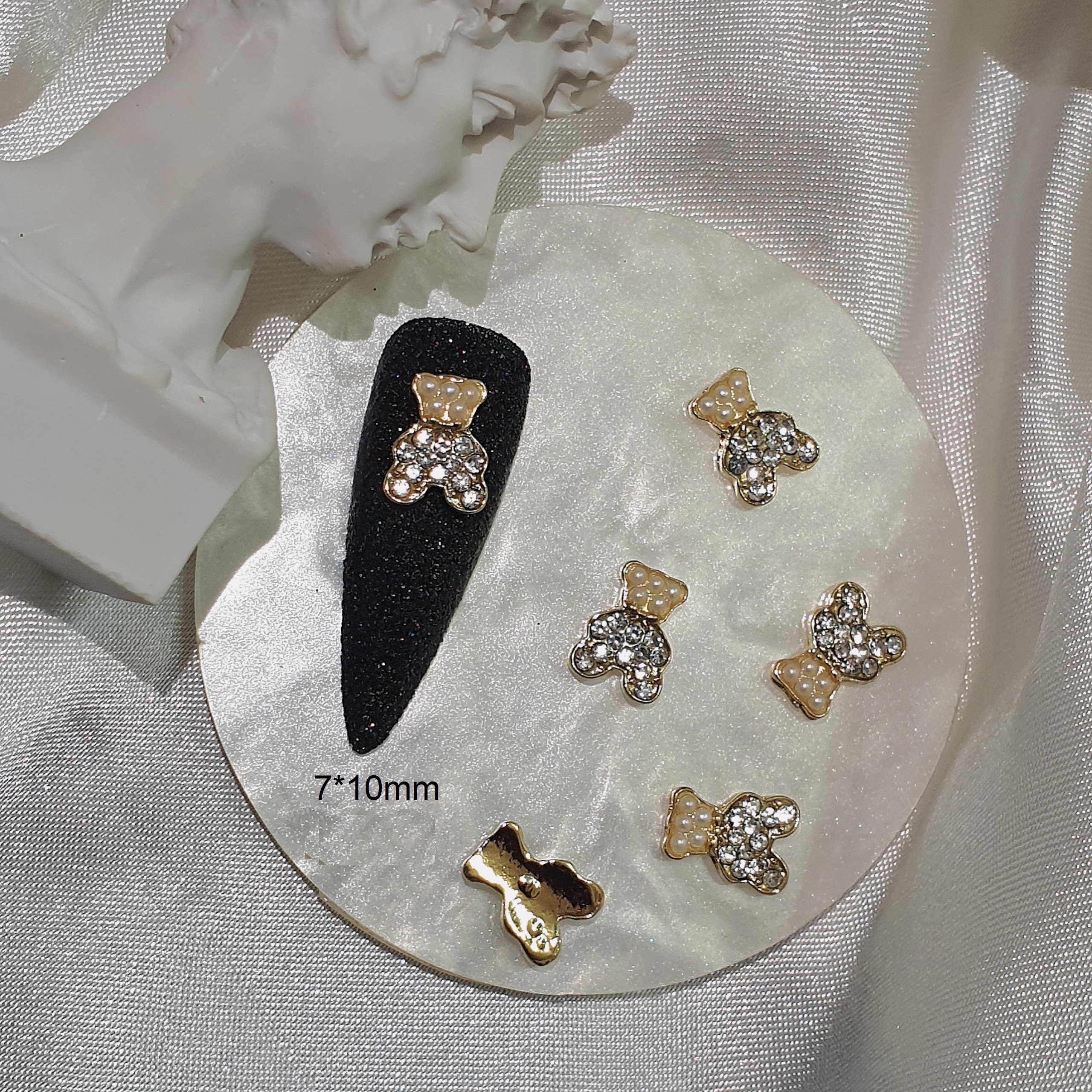 [Ảnh Thật] Charm Đá Kiểu Cao Cấp Đính Móng 8A