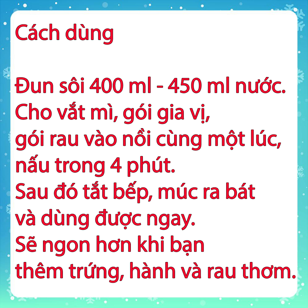 Mì Koreno vị Bò cay gói 100g COMBO 4 GÓI