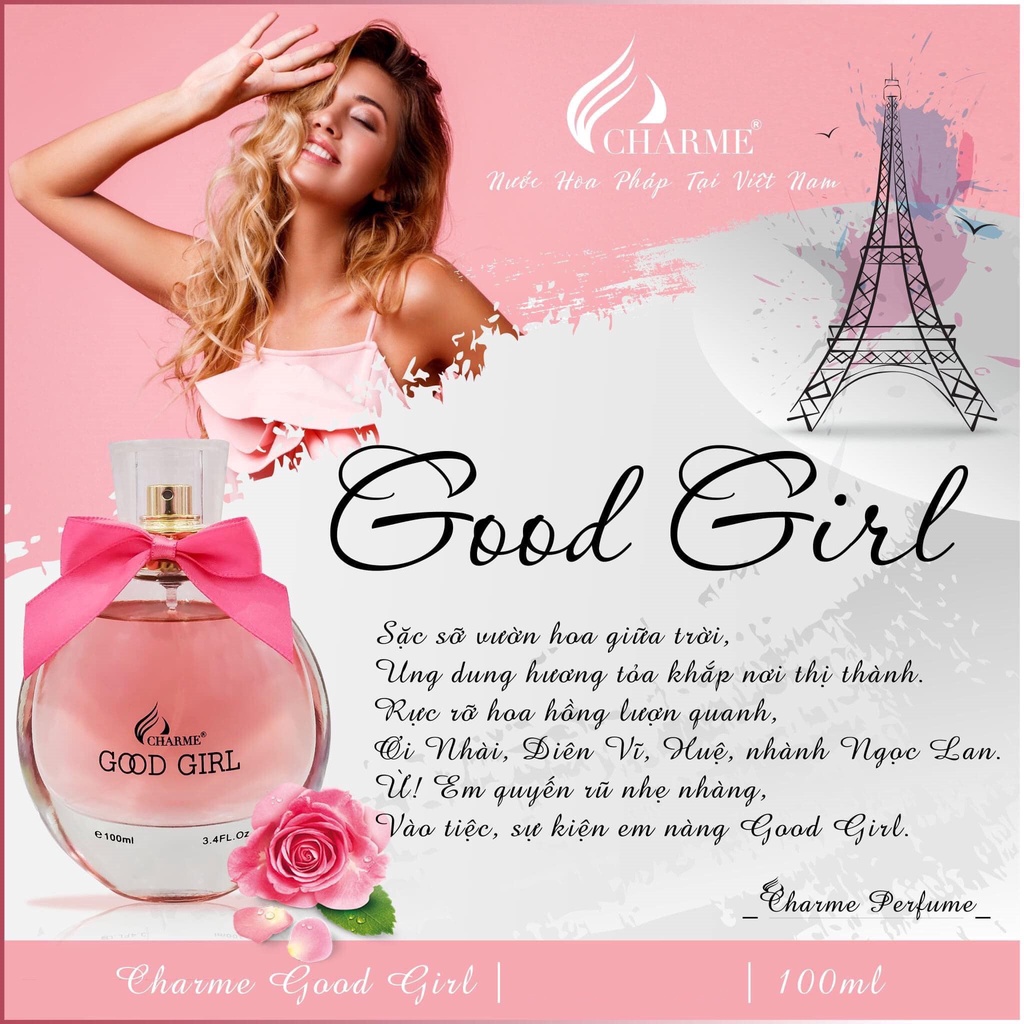 Nước hoa nữ Char.me Good Girl 100ml